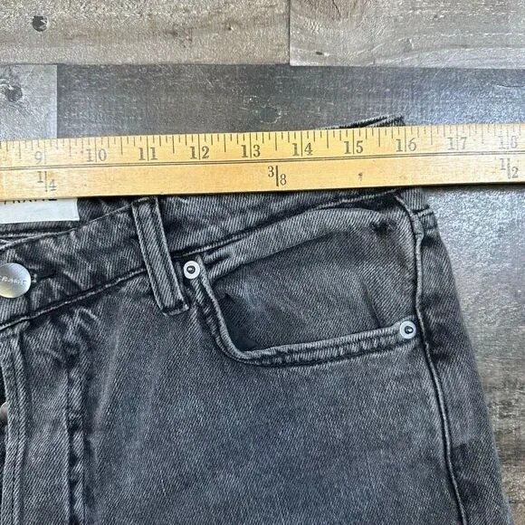 Frame Women’s Size 28 Le Slouch Pure Carpenter Jeans Black Dark Wash Low Rise - Picture 9 of 10